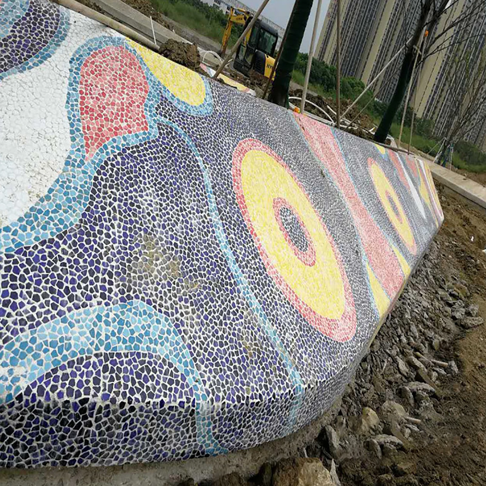 Керамическая мозаичная плитка 500 г маленькая глазурованная | Дом и сад