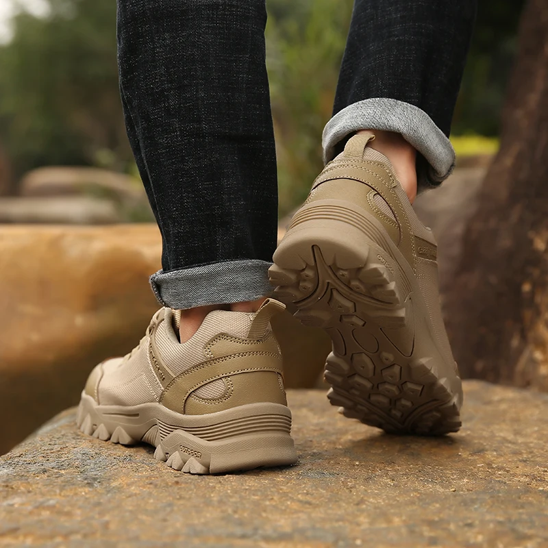 Мужские горные треккинговые кроссовки размера плюс 48 дышащие для кемпинга