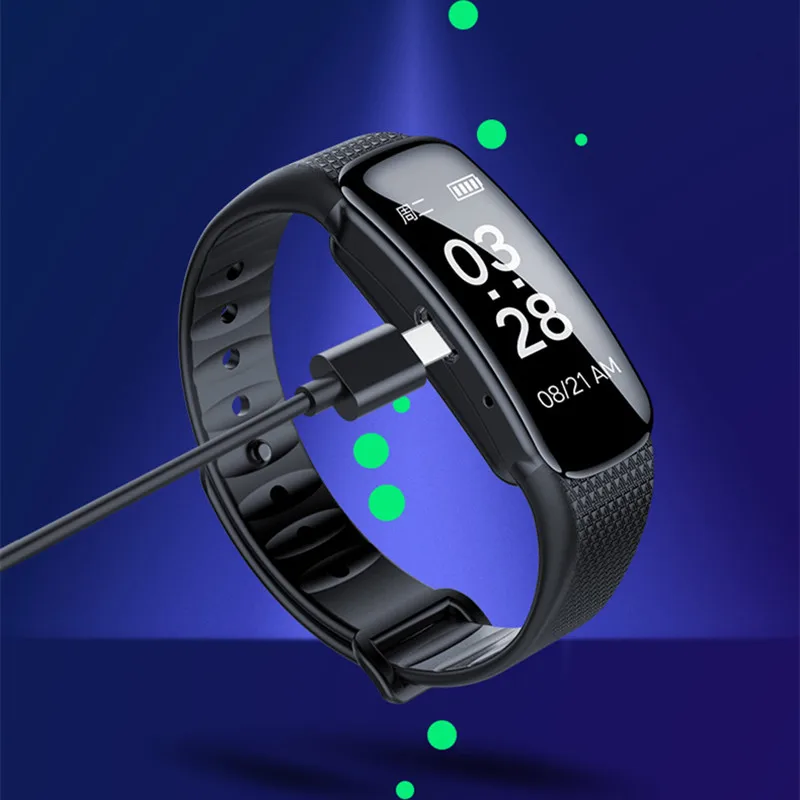 Digital voice Recorder activated Audio recording Smart watch bracelet sport wristband Dictaphone Portable mp3 music player | Электроника