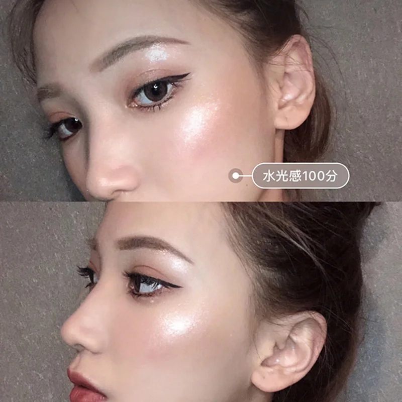 Givenone блеск для лица хайлайтер пудра палитра глянцевый контурирующий макияж тела