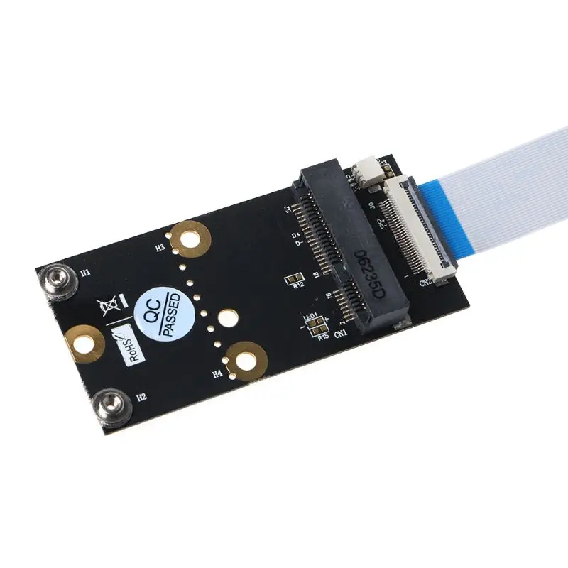 

Адаптер M.2 Key B/M/B + M для Mini PCI-E с кабелем FFC Для Wi-Fi комбинированной Bluetooth карты