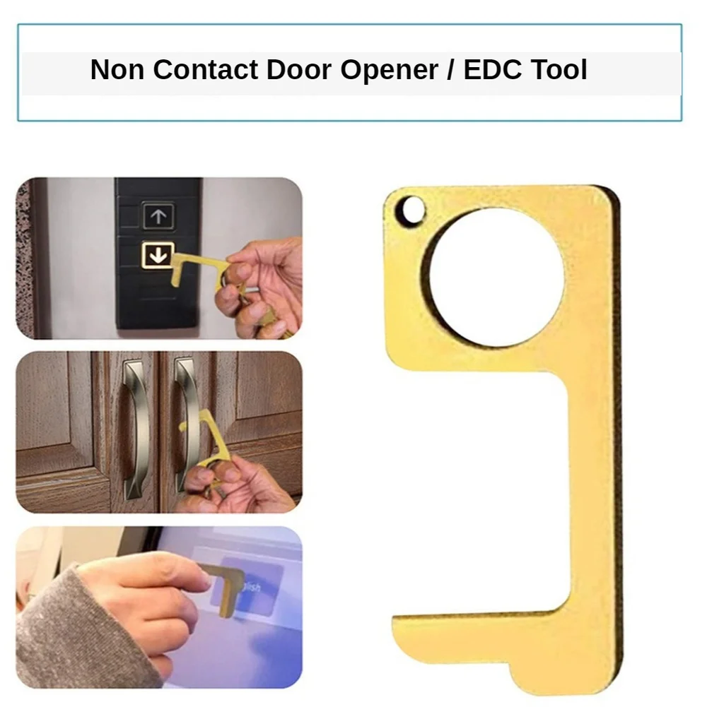Портативный цинковый сплав антимикробный Открыватель двери Лифт нажмите кнопку
