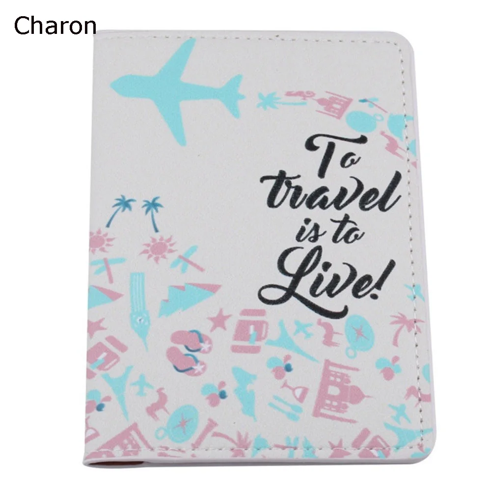 Модная Обложка для паспорта мужчин и женщин дорожный Кошелек из искусственной