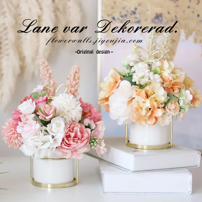 Набор горшков для цветов в Европейском стиле искусственный набор ваза