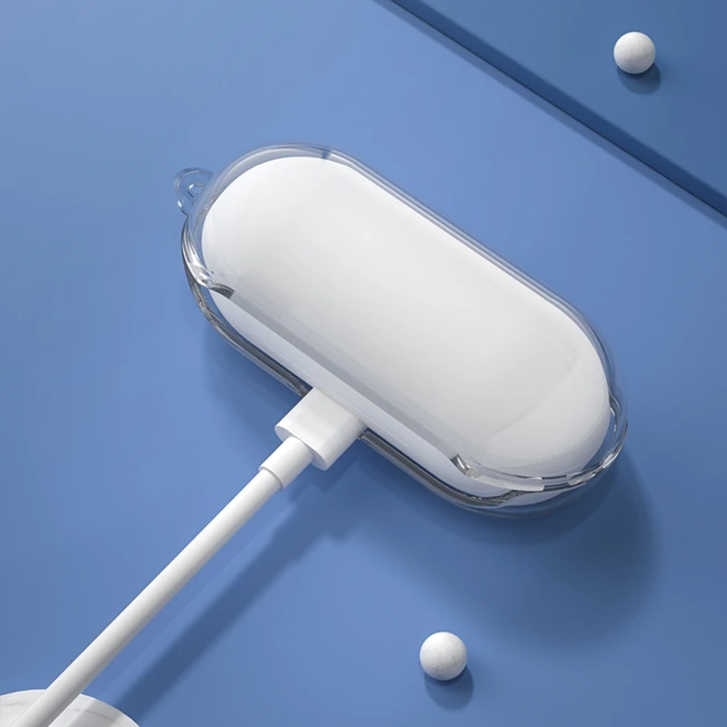 

Headphone Protective Case Compatible for Sony-WF C500 Waterproof Cover Shockproof Transparent Shell TPU Anti-dust Sleeve