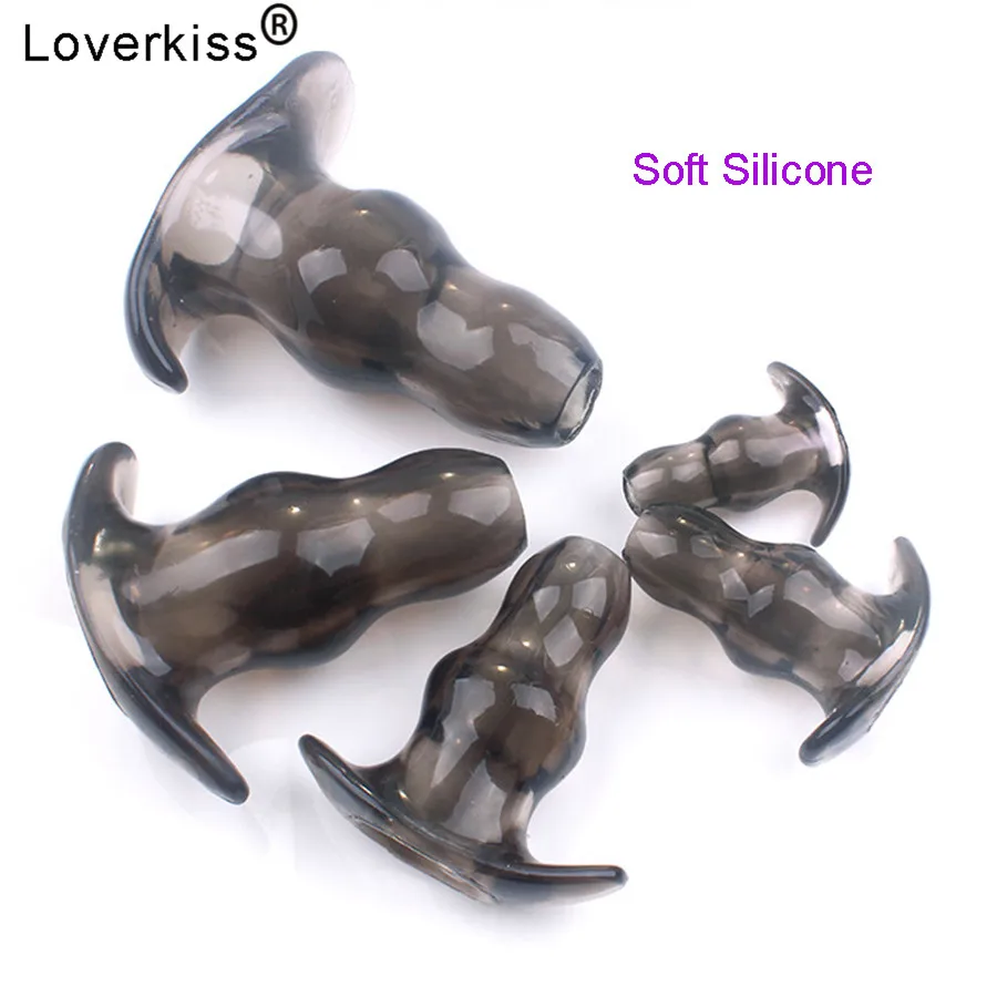 Soft Speculum Hollow Anal Plug Dilator Enema 5 Sizes Sex Toys For Woman Men Butt Prostata Massager Anus Masturbation | Красота и