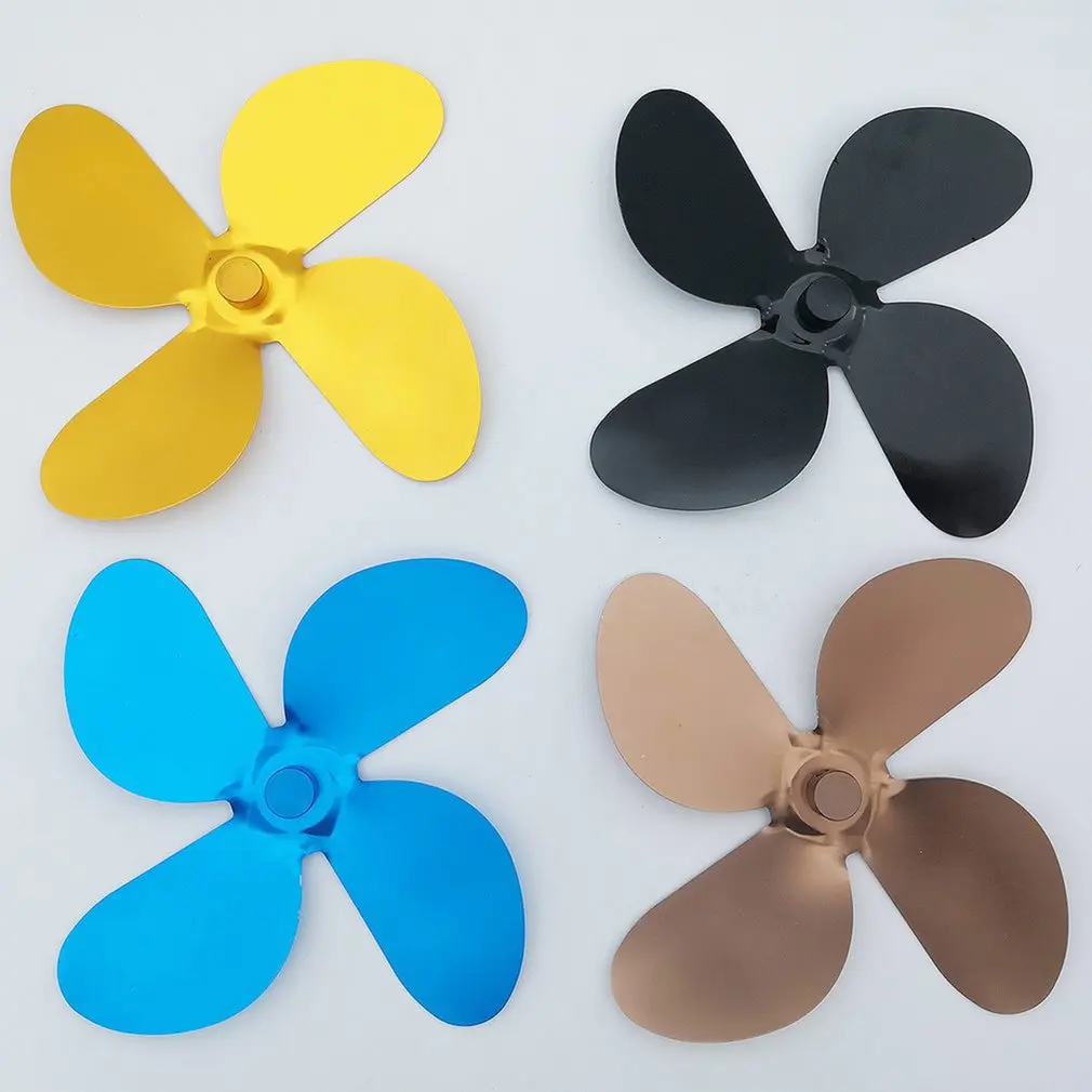 

Premium Fireplace Thermodynamic Fan Alumina Fan Blade Ultra Quiet Warm Fireplace Fan Thermal Power Fan 4-Blade Stove Fan