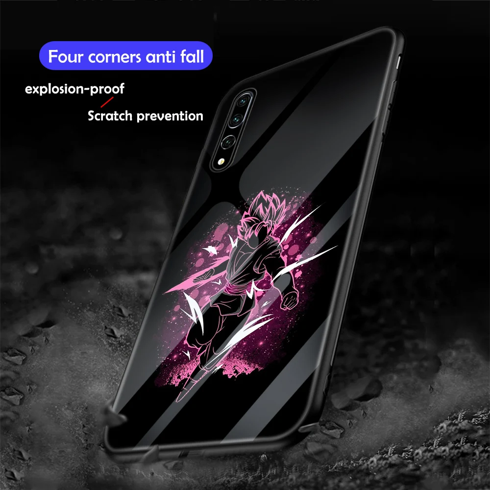 ciciber Dragon Ball for Huawei P30 P20 Lite Pro Mate 20 Nova 3e 4e Tempered Glass Cases Cover Honor 10 Fundas |