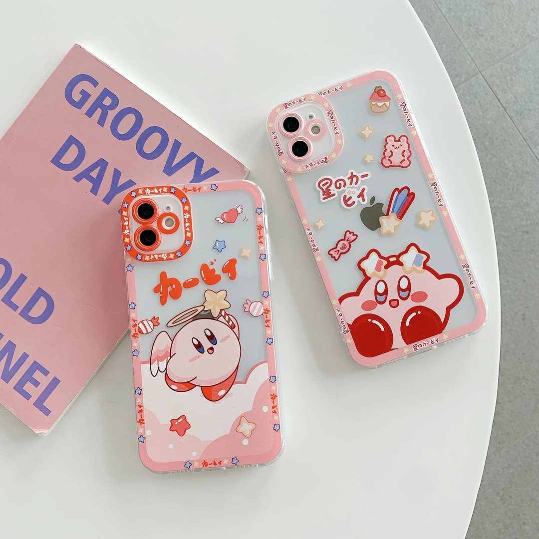 

Cartoon pink Pattern for iphone 12 13PRO 13PROMAX 13 11promax 7 8 8plus 11 12promax XS XSMAX XR 11 12pro transparent soft shell