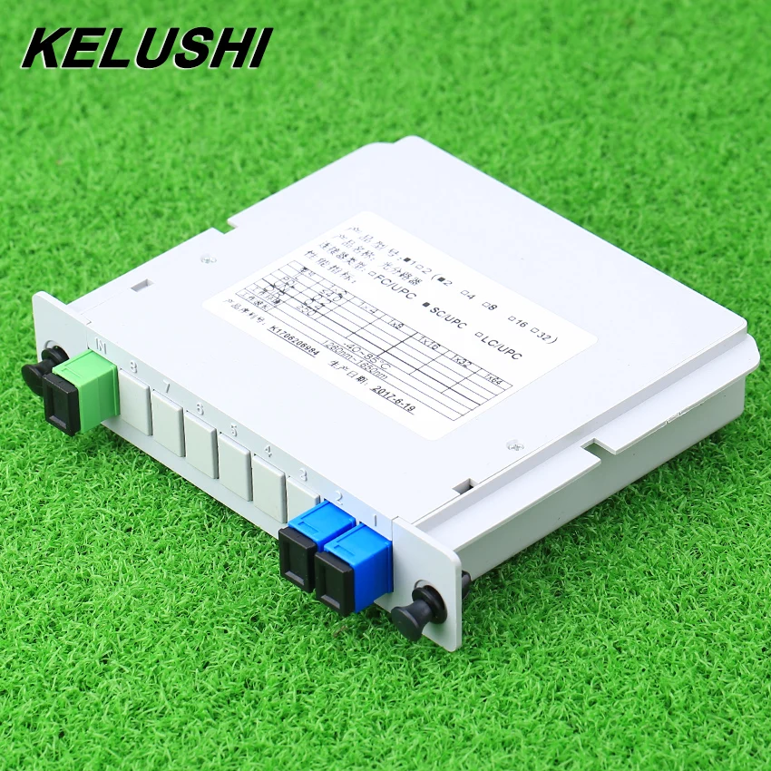 Волоконно оптический сплиттер KELUSHI SC/UPC 1x2 разъем SC Модуль PLC коробка оптическое