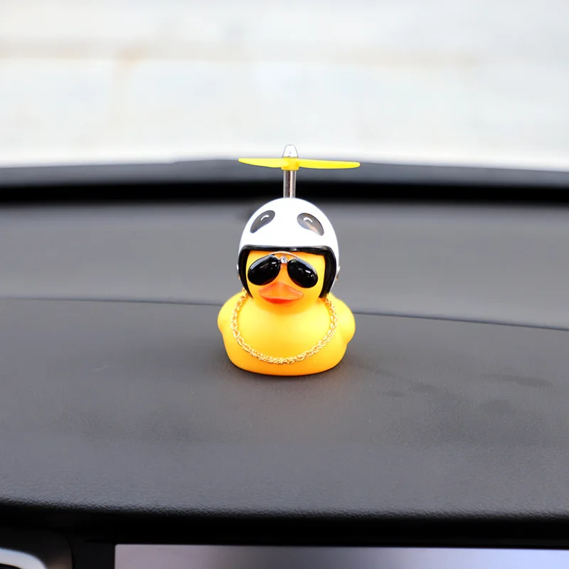 Крутое украшение для автомобиля, индивидуальный Летающий пропеллер Turbo Duck Dolll для приборной панели, зеркало заднего вида, капот, автомобильные аксессуары