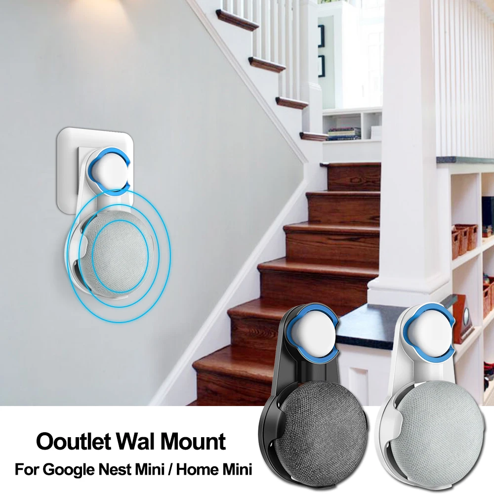 Настенный держатель для Google Home мини розетка Подвесная подставка проводов
