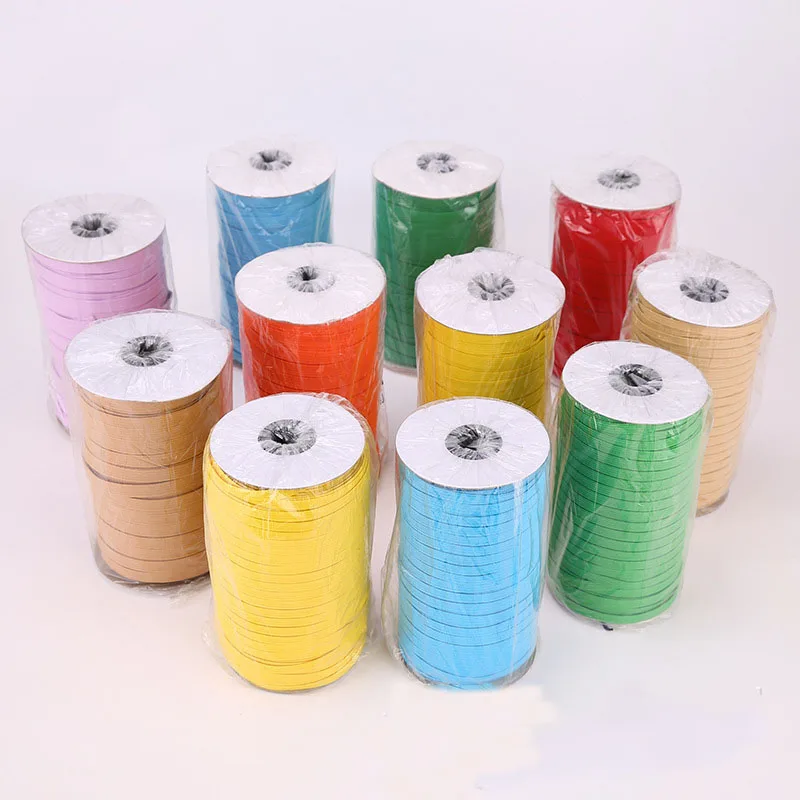 

6mm Elastic Bands Mask White Black Rubber Band Spandex Belt Trim Sewing Ribbon Clothes Flex Sewing Material For DIY Masks