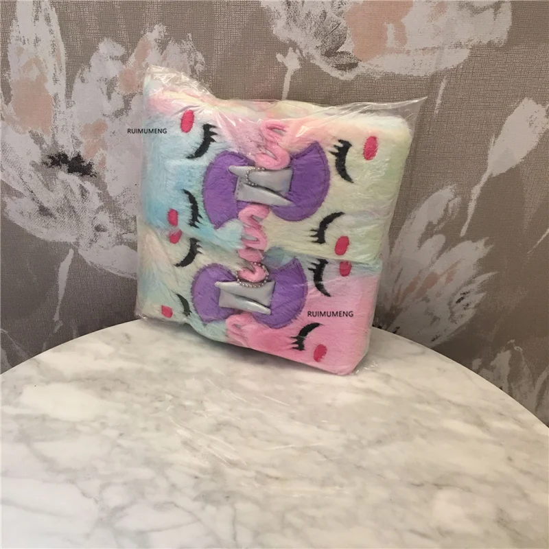 Симпатичная сумка с единорогом плюшевая для монет 12 см Брелок девочек плюшевый