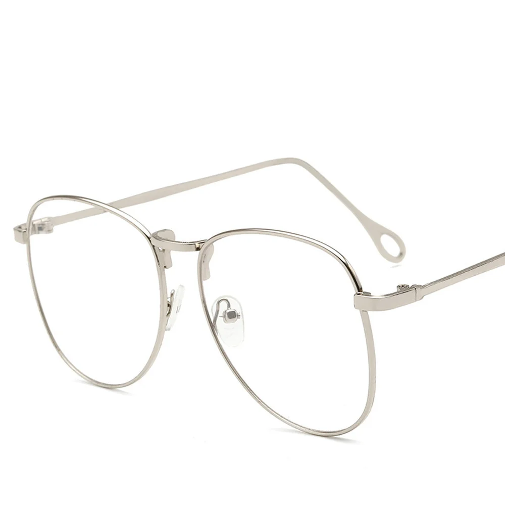 

2021 Round Rays Transparent Glasses Frames Men Women Fake Glasses Vintage Optical Myopia Eyeglasses Frames Ladies Retro Eyewear