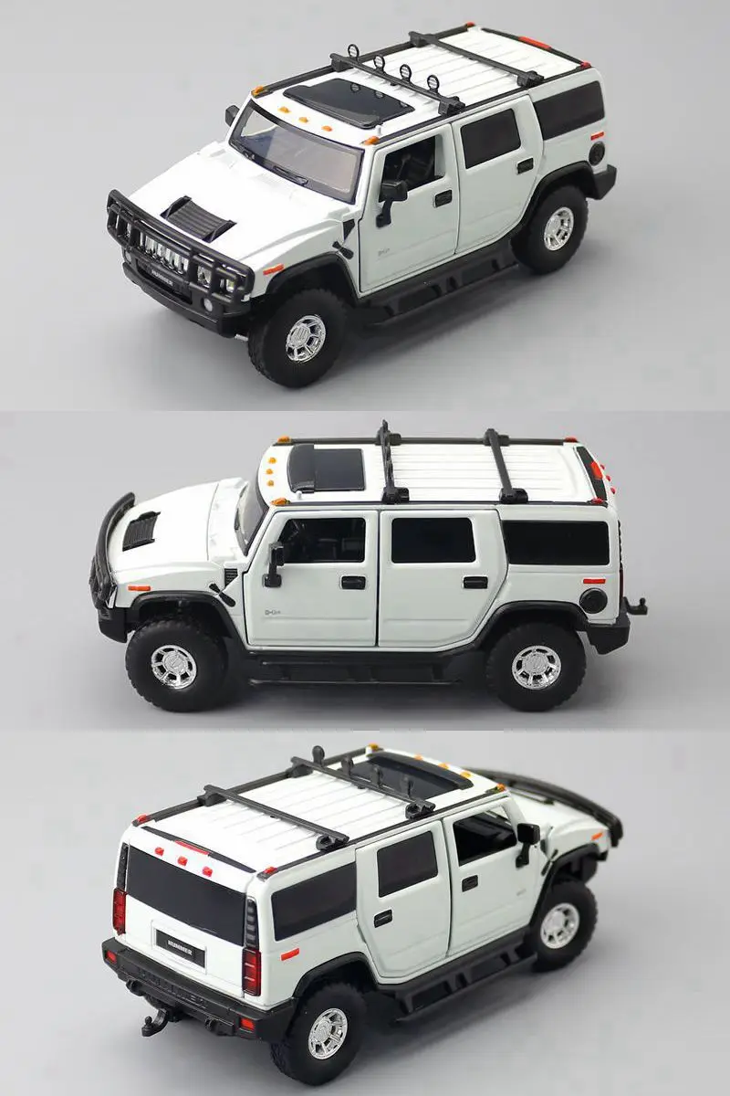 Модель Джек-фреш/литые игрушки/Масштаб 1:32/внедорожник Hummer 2008 H2 внедорожник/звук
