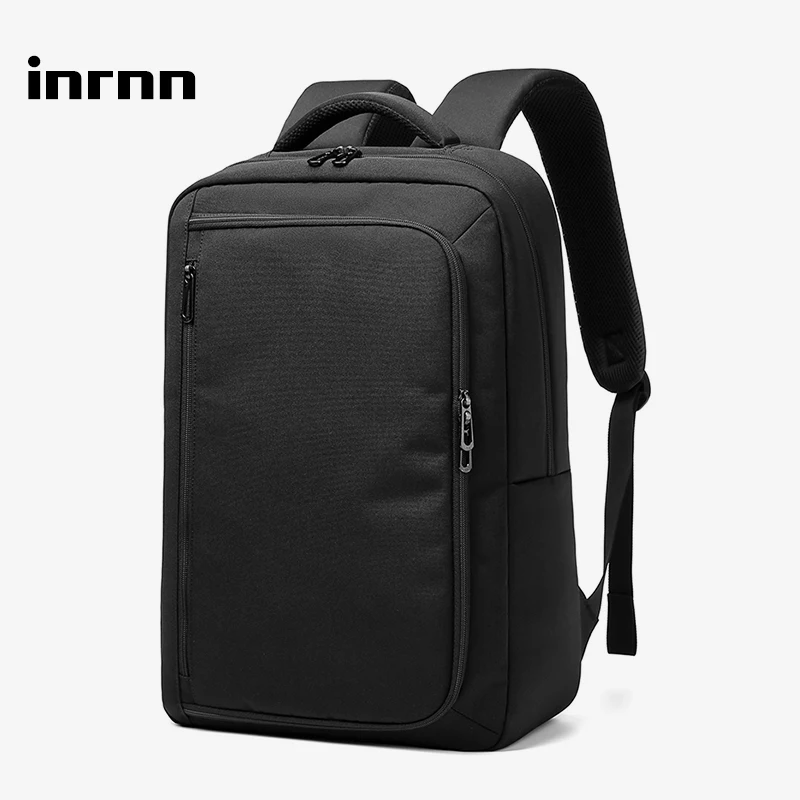

inrnn New Men 15.6 Inch Laptop Backpack Casual Student Schoolbag Waterproof Backpacks for Teenager Male Travel Backpack Mochila