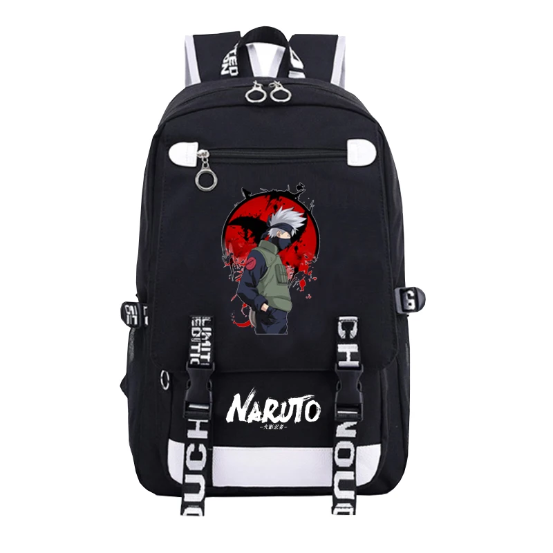 XM U Аниме Рюкзак Наруто школьные сумки для подростков Bookbag Akatsuki Itachi Sharingan Косплей сумки на плечо для ноутбука рюкзак для путешествий - Цвет: XM U