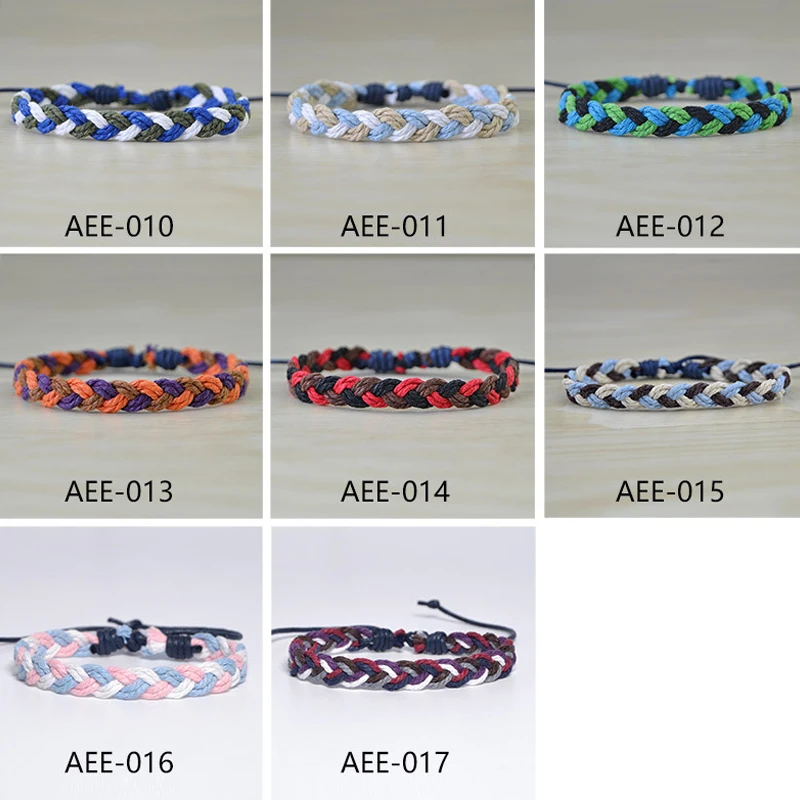 Новые разноцветные плетеные браслеты дружбы для женщин ювелирные изделия