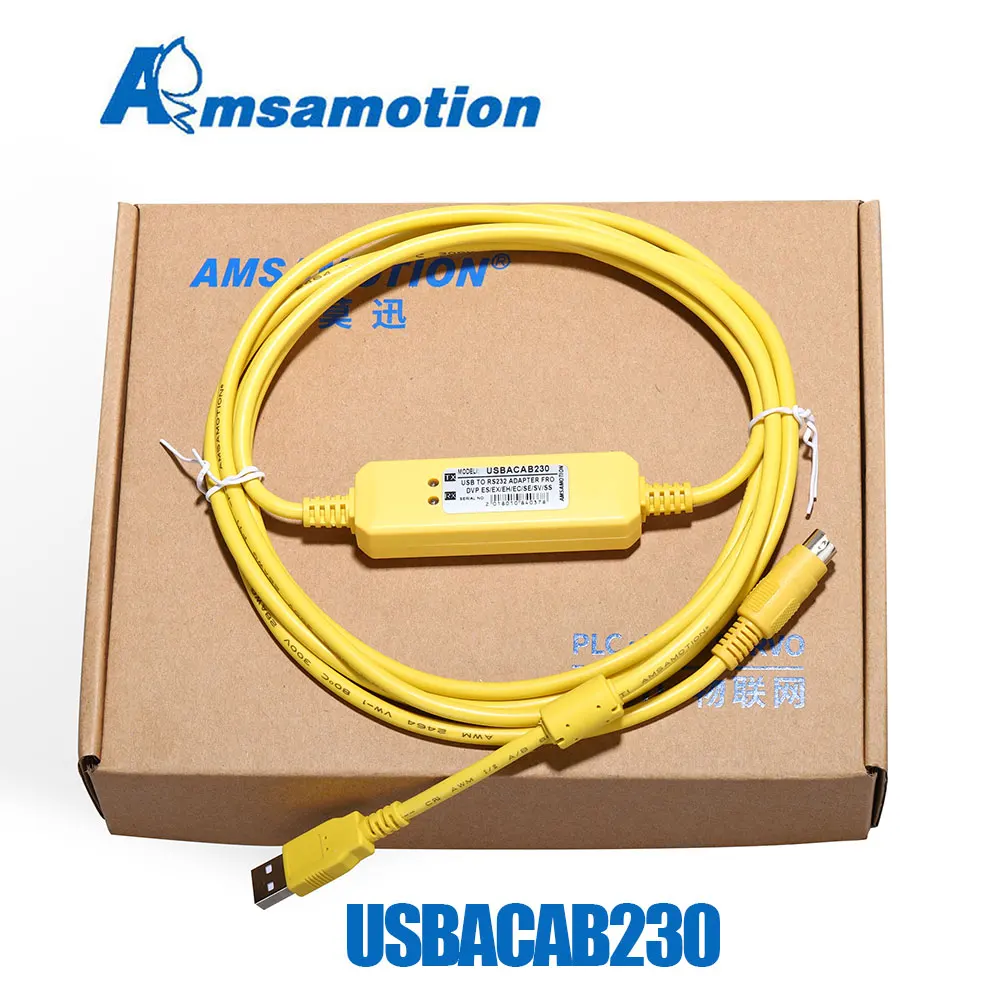 Программируемый кабель USBACAB230 USB адаптер RS232 для Delta DVP ES EX EH EC SE SV SS Series