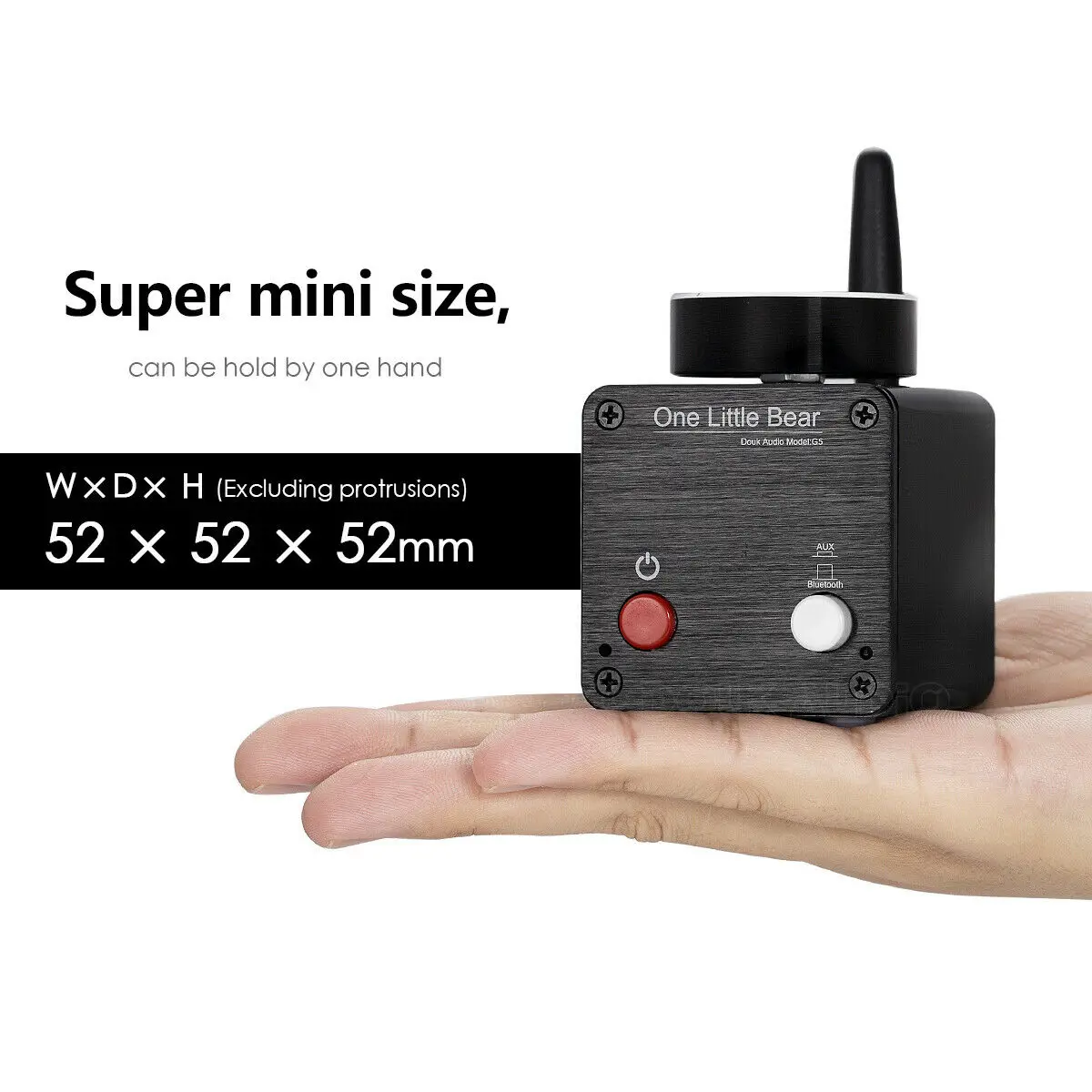 1 компл. Мини стерео Bluetooth-совместимый усилитель мощности класса D HiFi Цифровой