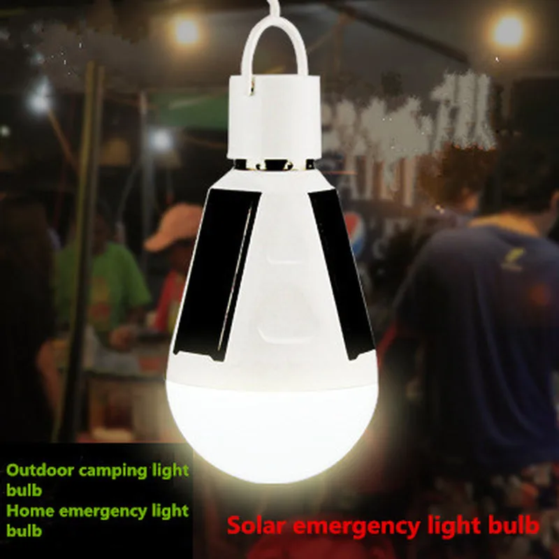 Светодиодная лампочсветильник E27 на солнечной батарее освещение кухни кабинета