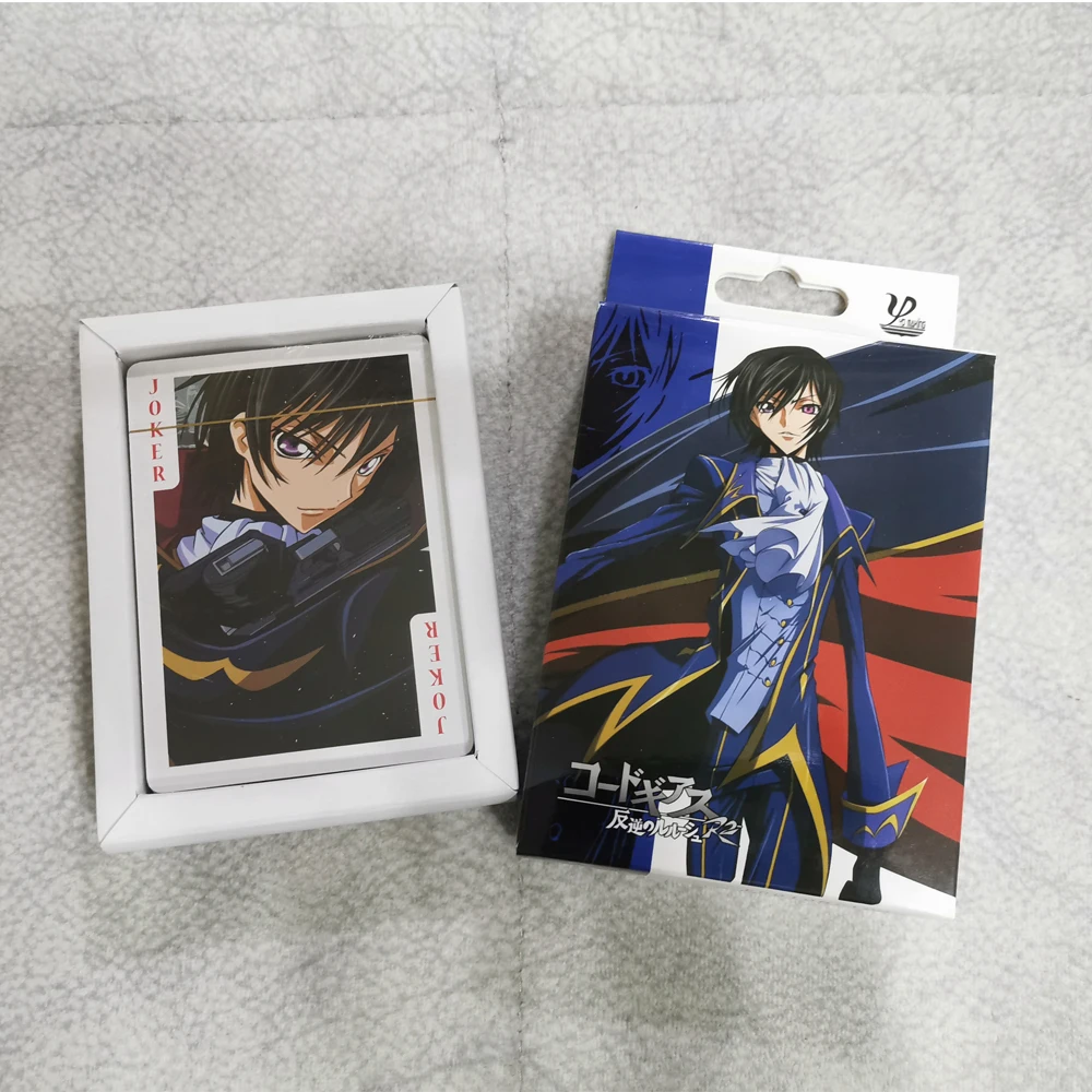 Аниме код Geass игрушка покерная модель Игра коллекционная карточная