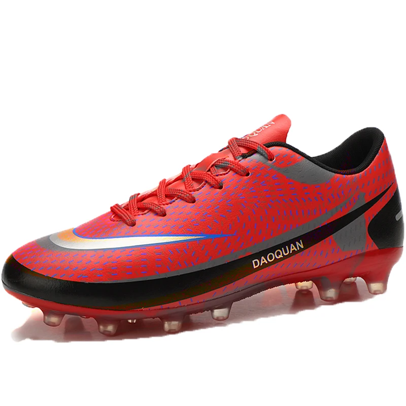 

New fashion high quality long spike football shoes outdoor boys breathable waterproof football shoes non-slip sports shoes for m