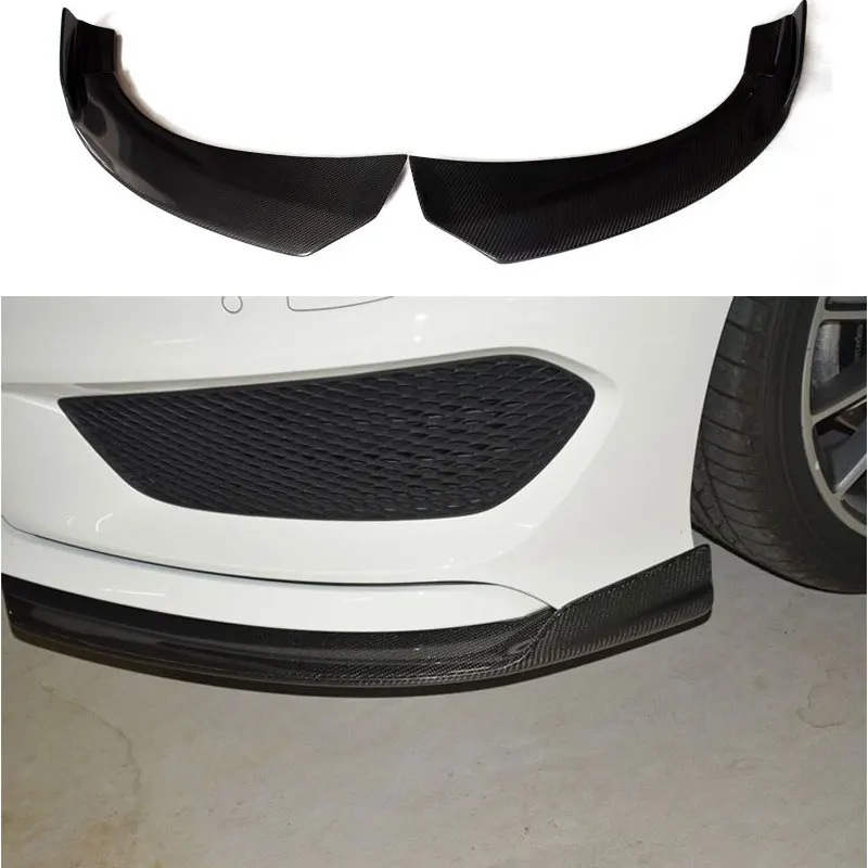 

Carbon fiber front bumper spoiler splitter flap for Mercedes benz CLA W117 C117 CLA45 AMG only 2014~2015