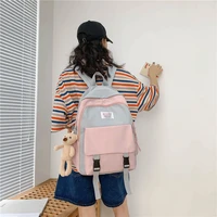 weysfor 2020 new women backpack fashion women shoulder bag solid color school bag for teenage girl children backpacks travel bag