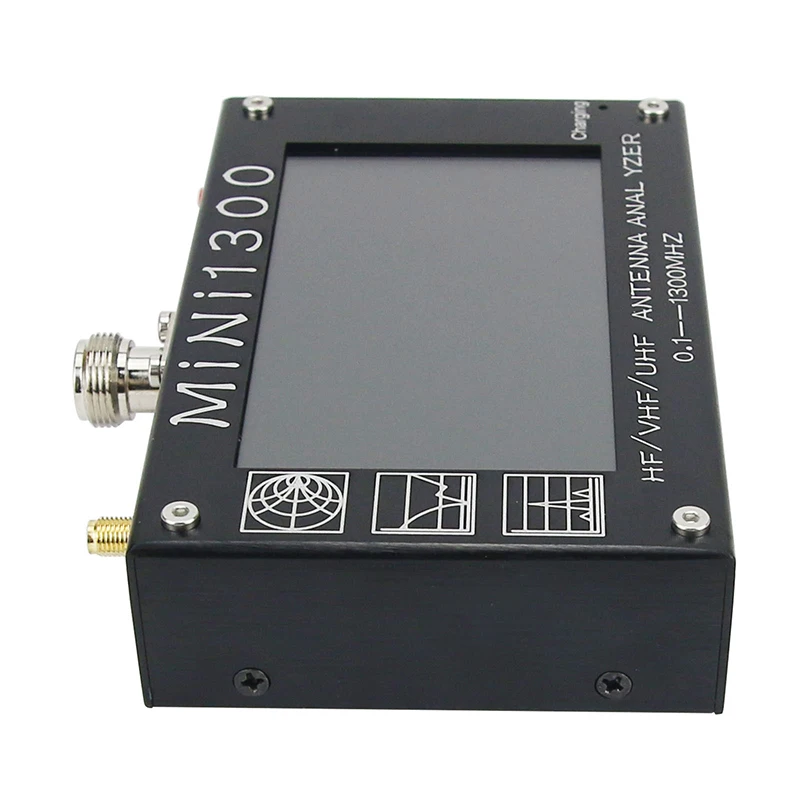 Maxgeek 4 3 дюйма Mini1300 HF/VHF/UHF антенна анализатор 0 1 1300 МГц с дюймовым TFT ЖК сенсорным