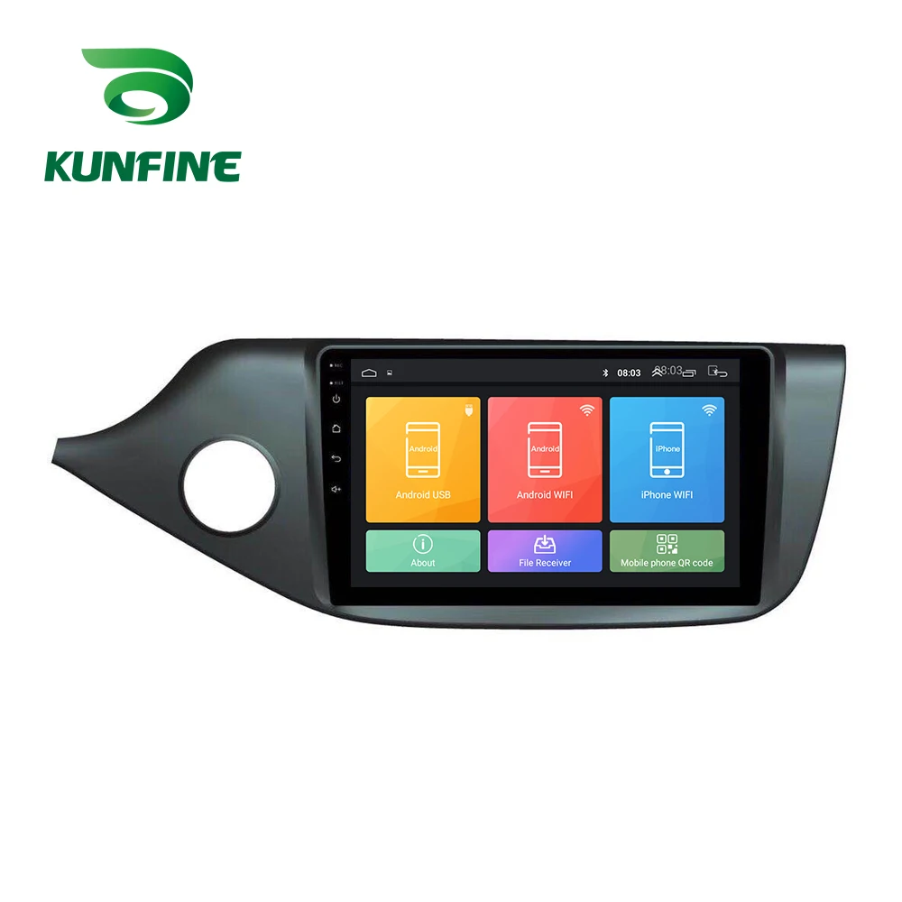 Восьмиядерный Android 10 0 автомобильный DVD GPS навигационный плеер Deckless стерео для KIA