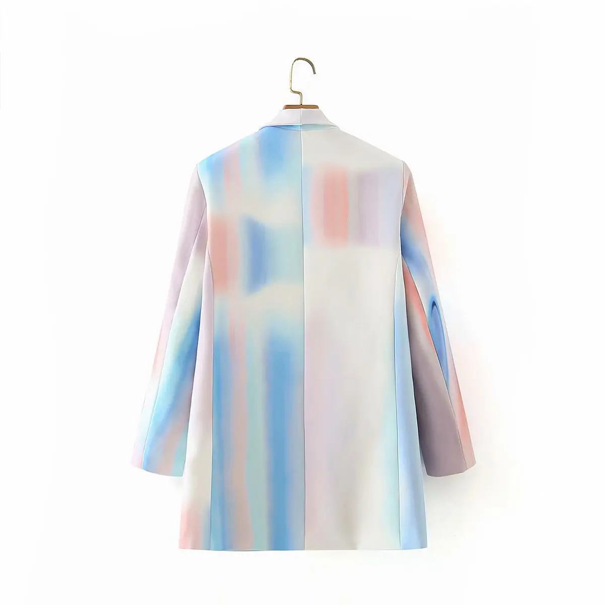 

Blazer Women England Style Office Graffiti Print Double Breasted Casual Feminin Blazer Women Blazers And Jackets