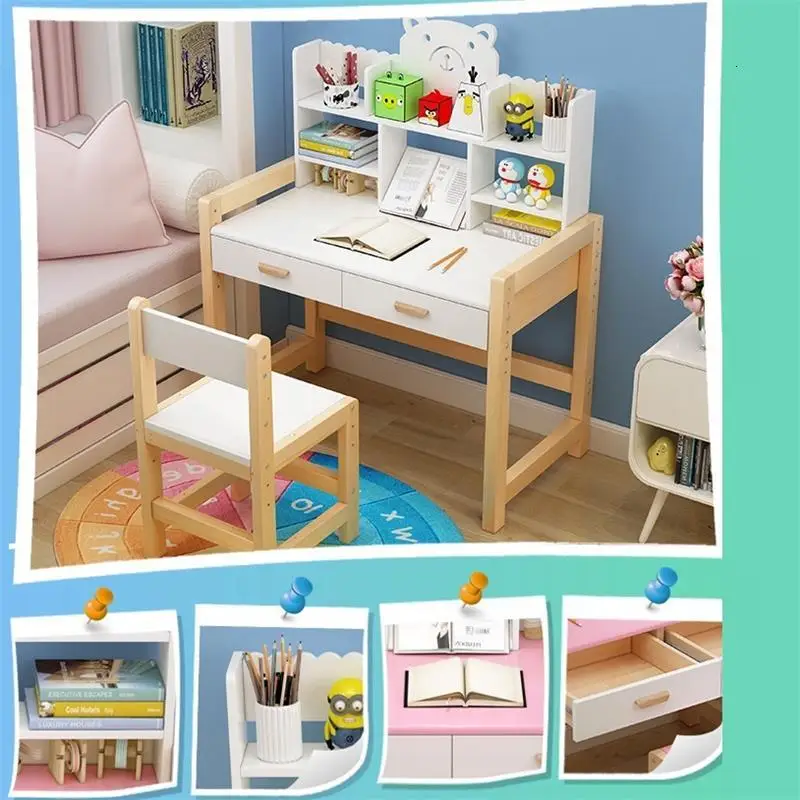 Child Silla Y Infantiles Enfant Avec Chaise Scrivania Baby Tavolo Bambini Adjustable Kinder Mesa Infantil Study Table For Kids |