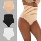 Трусы корректирующие женские, с высокой талией, бесшовные, утягивающие