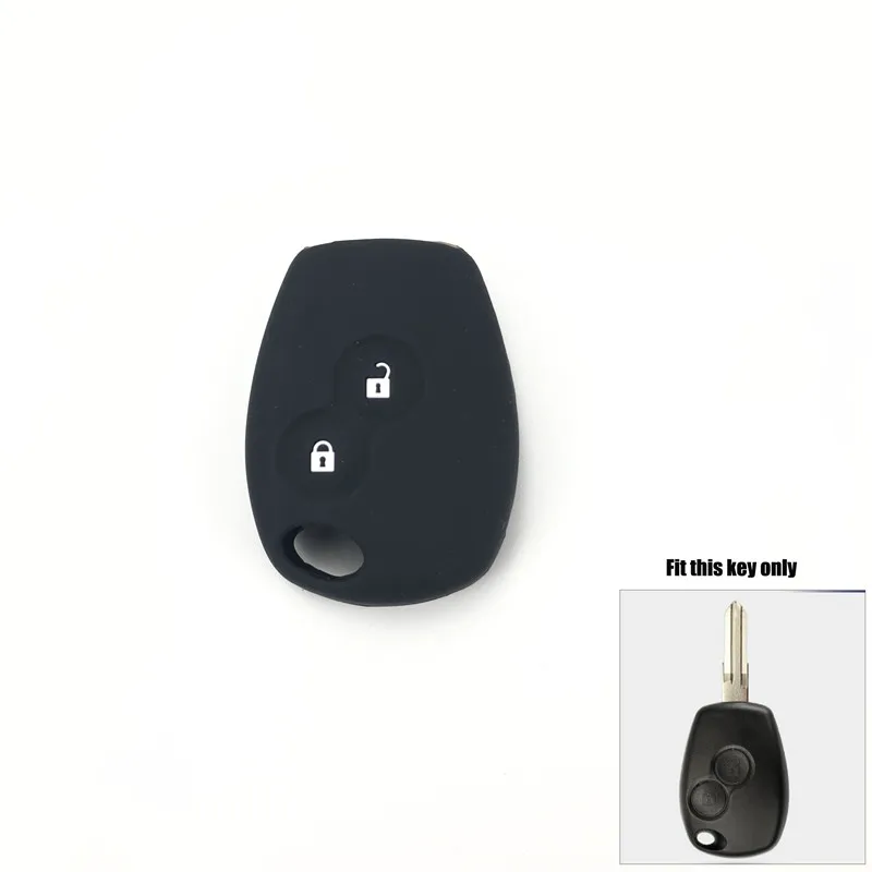 Новый 1 кнопочный силиконовый чехол для ключей подходит Renault Megane Clio Scenic 1BN IR