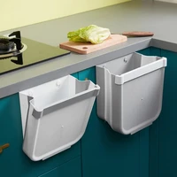 80 hot sales multifunctional wall mounted trash can foldable trash can for kitchen
