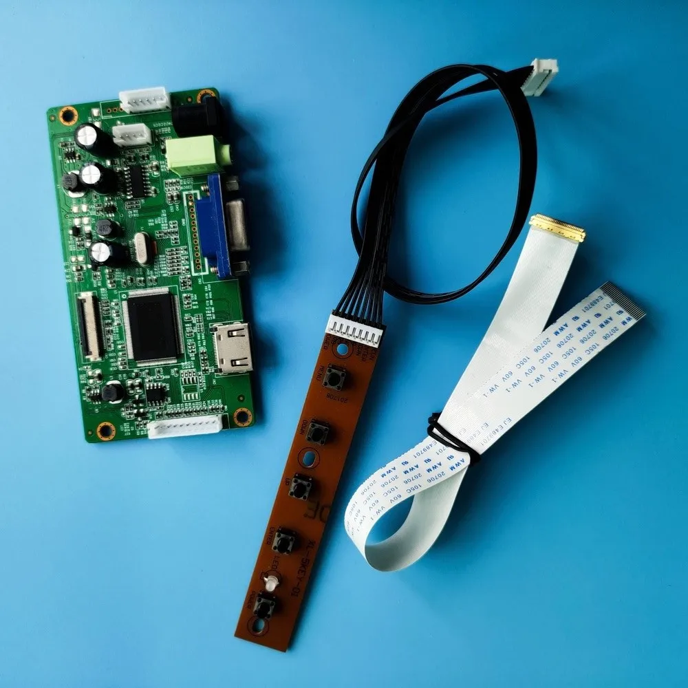 Комплект для платы контроллера монитора N140B6-D11, ЖК-экран 14 дюймов, 30-контактный 1366x768 EDP, HD-панель дисплея, драйвер HDMI, VGA светодиодный