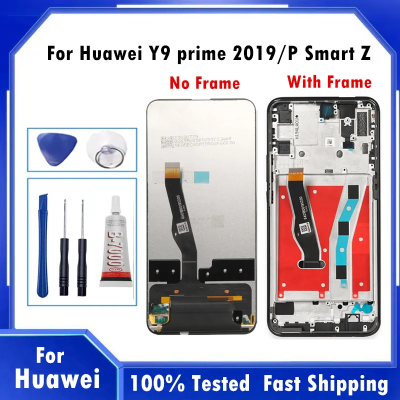 6 59 &quotдля huawei Y9 Prime 2019 ЖК дисплей сенсорный экран дигитайзер в сборе для Huawei P Smart Z