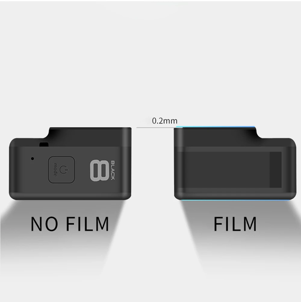Tempered Glass Screen Protector For Gopro Hero 8 Sport Camera Screen Protector Film Tempered Glass Camera Accessories