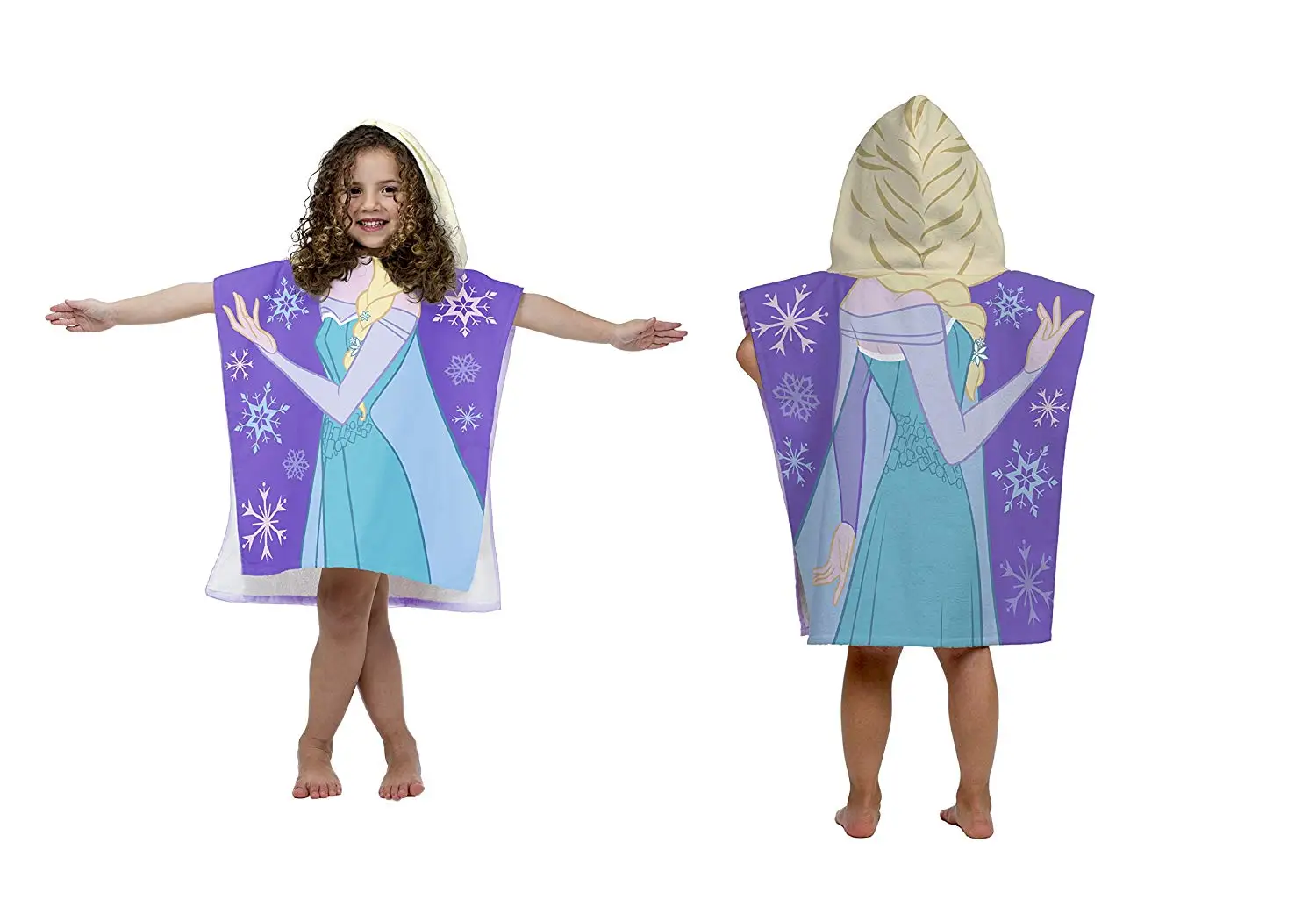 New Children Mermaid Cute Cartoon Hooded Cloak Beach Towel Animal Printed Microfiber Baby Boys Girls Kids Swimming Bath Towel