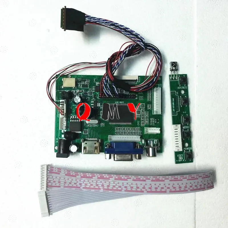 Плата контроллера ЖК-дисплей HDMI AV VGA DIY kit 15 6 &quotдисплей LP156WH3-TLBC B156XW04 V6 1366X768 1ch 6/8