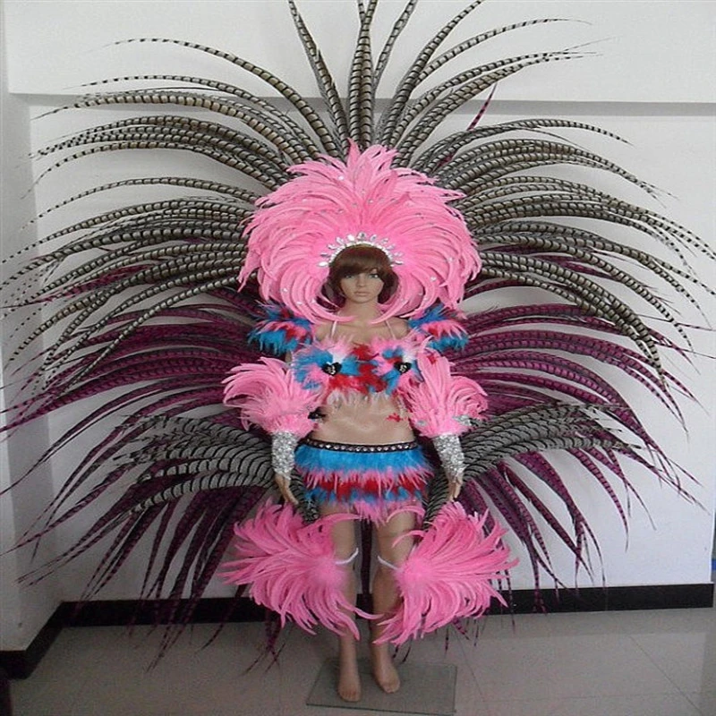 Plumas de cola de fais&aacute;n para manualidades, 20-100 piezas, 80-90CM, 32-36 pulgadas, decoraciones DIY para fiesta de carnaval, plumas de fais&aacute;n Amherst para mujer-5