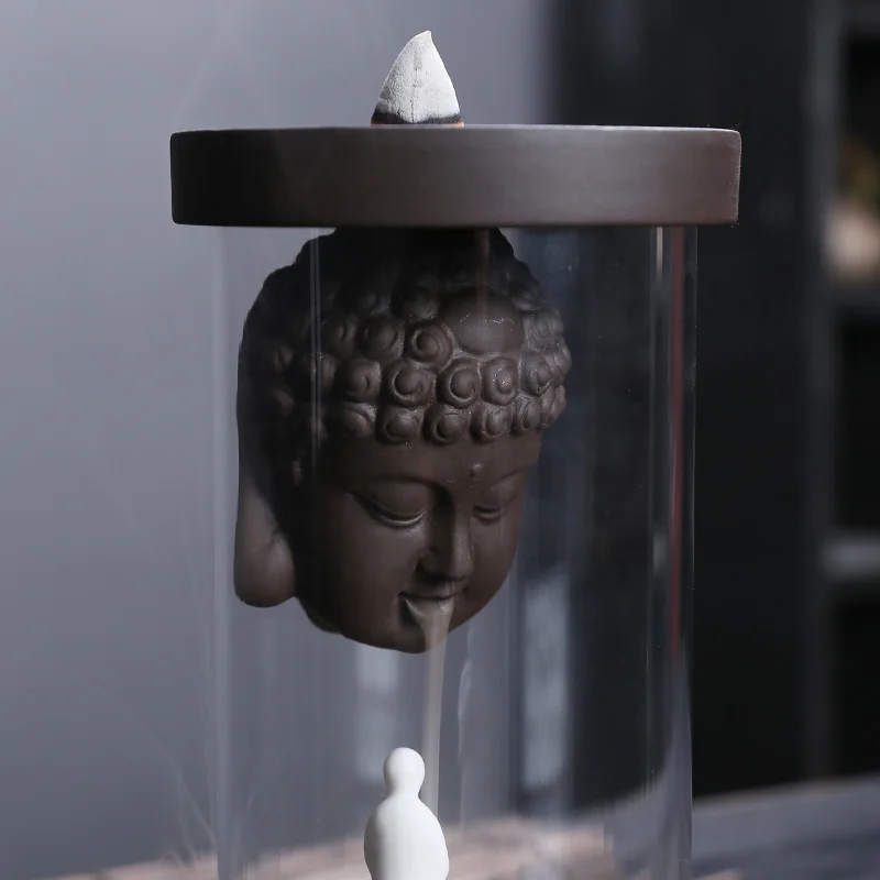 Крытый праздничные украшения Рождественские Будда Шакьямуни обратного Ладан