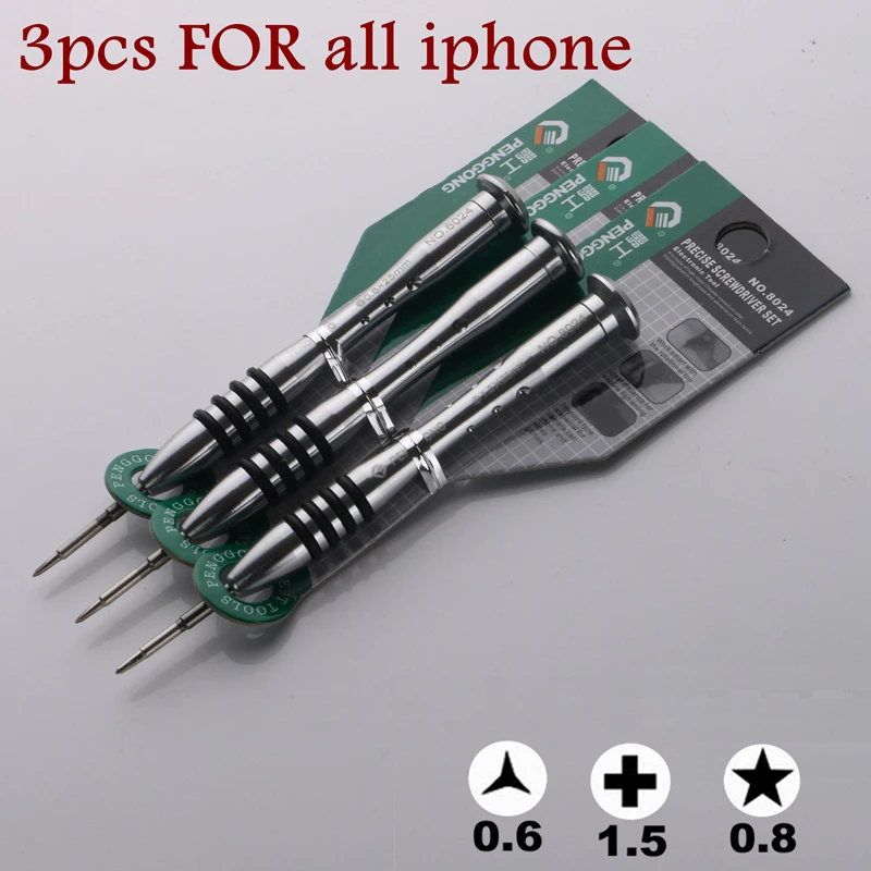 Трехточечная отвертка Y000 Tri Wing 0 6 для iphone 7/x/xr/8/XS max ремонтные инструменты Torx T2 T5