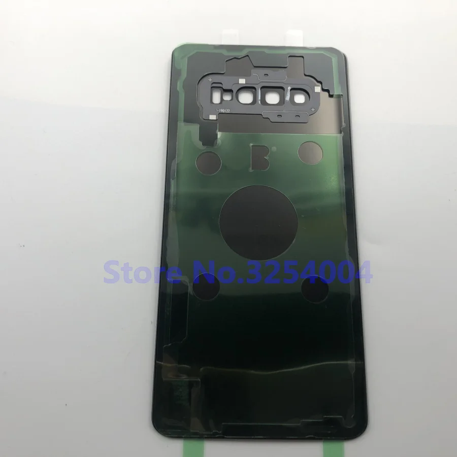 Запасное стекло для samsung Galaxy S10 S10e S10 Plus S10+ крышка для батареи задняя дверь корпус чехол для камеры стеклянная рамка для объектива
