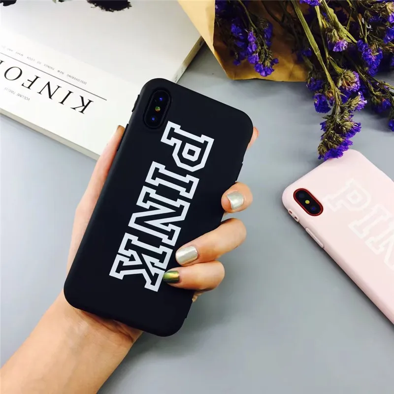 Для iPhone 7 Lucky C ase розовый цвет мягкий резиновый чехол для Xs 8 6S Plus силиконовый