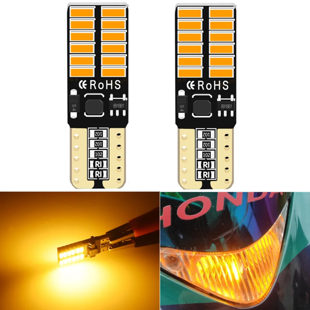 

Amber T10 LED Parking Light Canbus For Nissan Primera P12 Xterra Patrol y60 y61 leaf Teana j32 j31 Qashqai J11 J10 X-Trail T30
