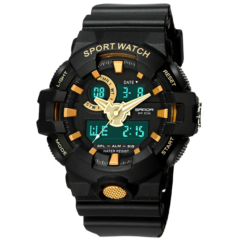 

Explosion часы студенческие кварцевые электронные часы мужские и женские водонепроницаемые светящиеся спортивные парные спортивные часы коре...