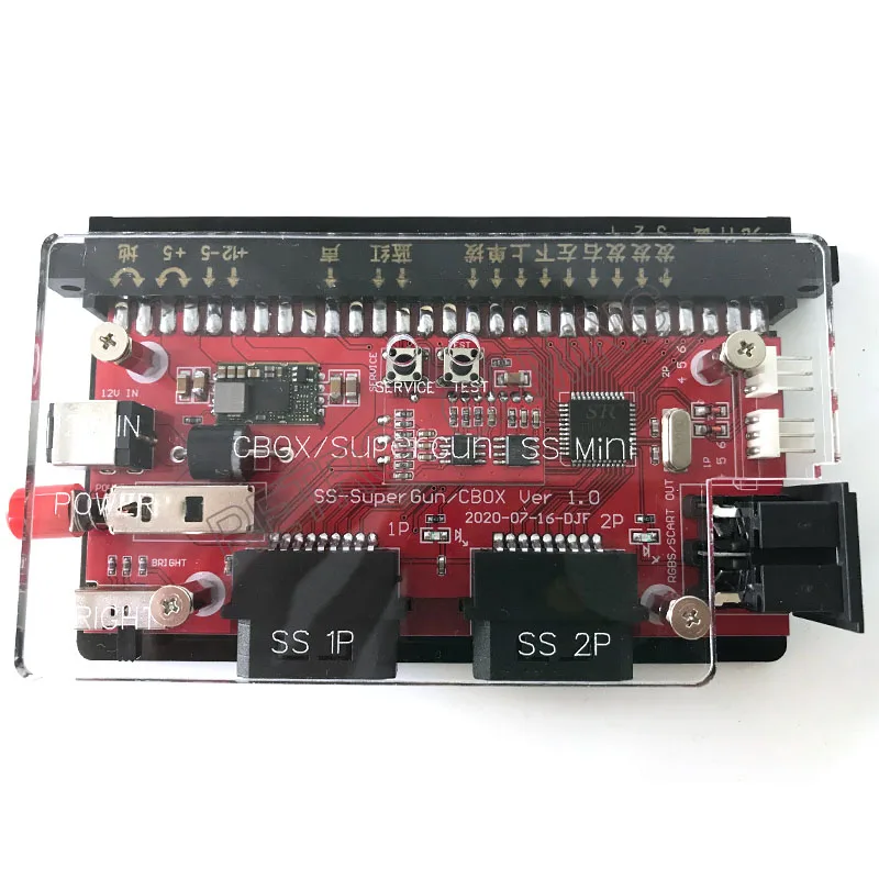 SNK Connector Motherboard Jamma 12V 8A Video SuperGun/CBOX GBS/SCART output mini SS Gamepad Interface NEOGEO Video